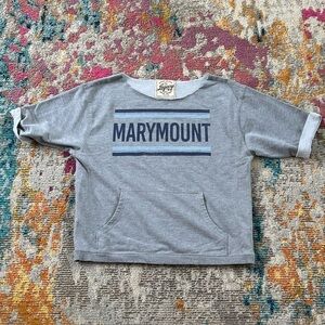 Marymount College New York Women's Legacy Retro Style Gray Pullover Sweatshirt